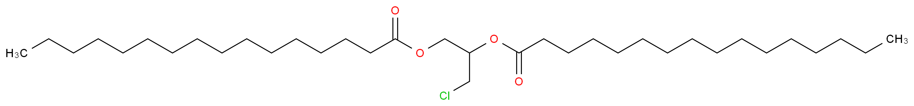 rac 1,2-Bis-palmitoyl-3-chloropropanediol_分子结构_CAS_51930-97-3)