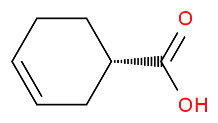 (1S)-cyclohex-3-ene-1-carboxylic acid_分子结构_CAS_5709-98-8
