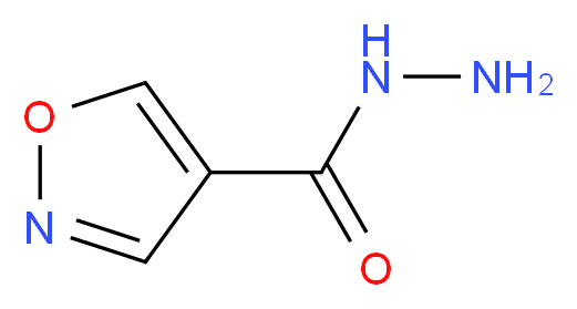 1,2-oxazole-4-carbohydrazide_分子结构_CAS_885273-78-9