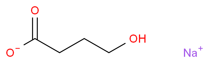 Sodium 4-hydroxybutanoate_分子结构_CAS_502-85-2)