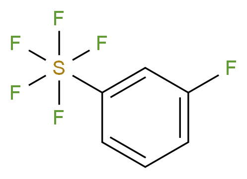 3-Fluorophenylsulphur pentafluoride_分子结构_CAS_1422-41-9)