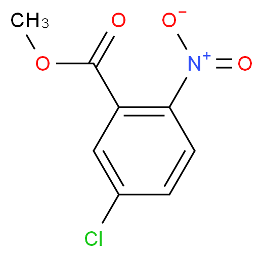 methyl 5-chloro-2-nitrobenzoate_分子结构_CAS_51282-49-6