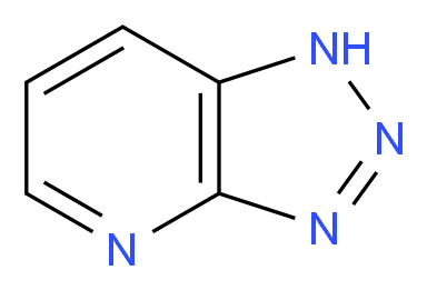 1H-1,2,3-三唑并[4,5-b]吡啶_分子结构_CAS_273-34-7)