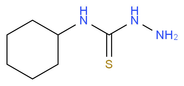 3-amino-1-cyclohexylthiourea_分子结构_CAS_21198-18-5