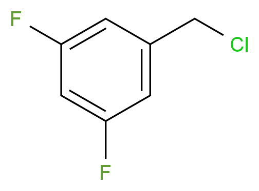 3,5-二氟苄基氯_分子结构_CAS_220141-71-9)