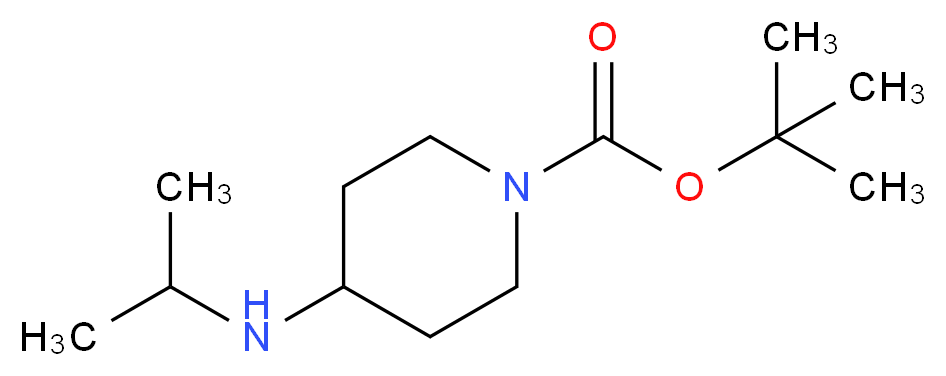 4-(Isopropylamino)piperidine, N1-BOC protected_分子结构_CAS_)