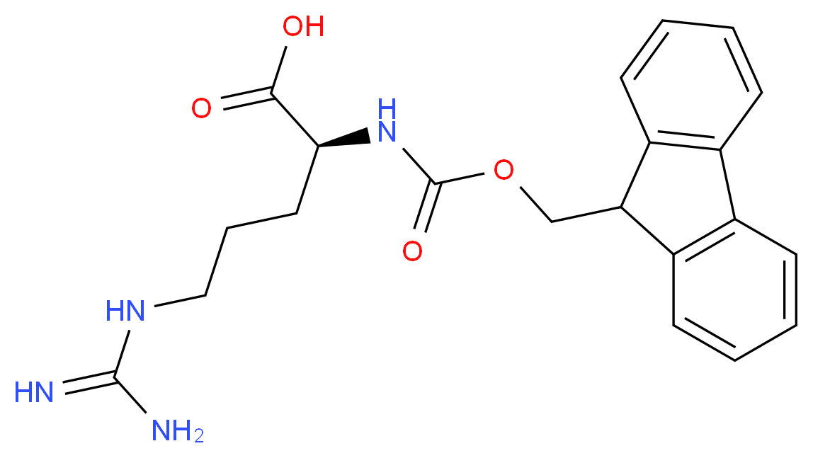 N-&alpha;-FMOC-L-ARGININE_分子结构_CAS_91000-69-0)