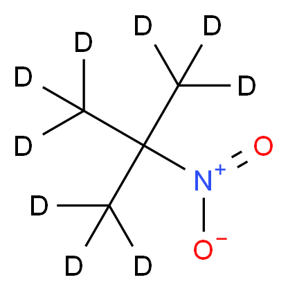 2-(<sup>2</sup>H<sub>3</sub>)methyl-2-nitro(<sup>2</sup>H<sub>6</sub>)propane_分子结构_CAS_52168-52-2