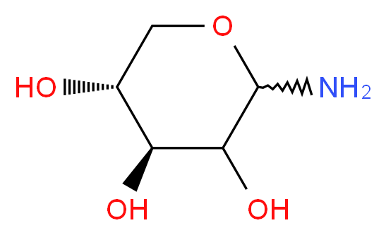 (4S,5R)-2-aminooxane-3,4,5-triol_分子结构_CAS_39840-37-4