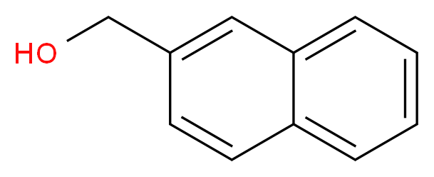 naphthalen-2-ylmethanol_分子结构_CAS_1592-38-7