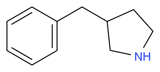 3-Benzylpyrrolidine_分子结构_CAS_170304-83-3)