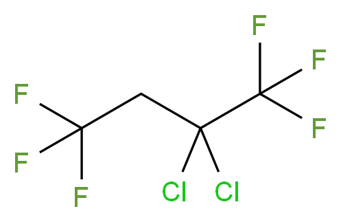 2,2-dichloro-1,1,1,4,4,4-hexafluorobutane_分子结构_CAS_162462-08-0