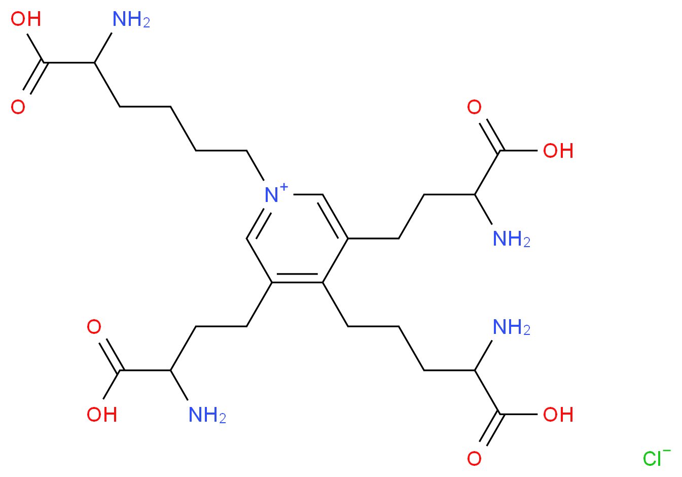 Desmosine chloride_分子结构_CAS_10019-68-8)