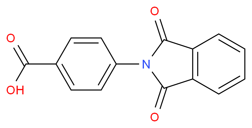 N-(4-Carboxyphenyl)phthalimide_分子结构_CAS_)