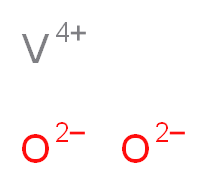 vanadium(4+) ion dioxidandiide_分子结构_CAS_12036-21-4