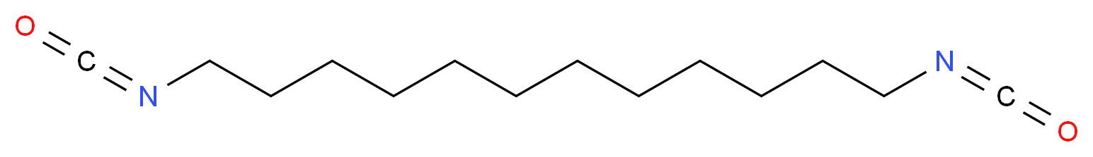 1,12-diisocyanatododecane_分子结构_CAS_13879-35-1