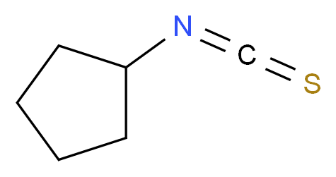 环戊基异硫氰酸酯_分子结构_CAS_33522-03-1)