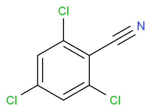 2,4,6-trichlorobenzonitrile_分子结构_CAS_6575-05-9