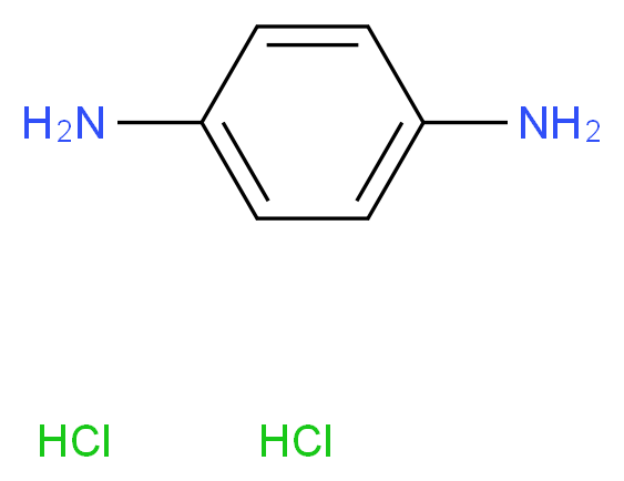 P-PHENYLENEDIAMINE DIHYDROCHLORIDE_分子结构_CAS_624-18-0)