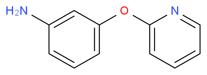 3-(pyridin-2-yloxy)aniline_分子结构_CAS_)