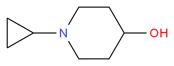 1-cyclopropylpiperidin-4-ol_分子结构_CAS_851847-62-6