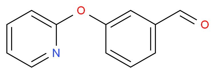 3-(pyrid-2-yloxy)benzaldehyde_分子结构_CAS_137386-78-8)