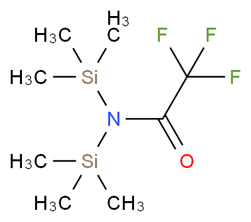 2,2,2-trifluoro-N,N-bis(trimethylsilyl)acetamide_分子结构_CAS_25561-30-2