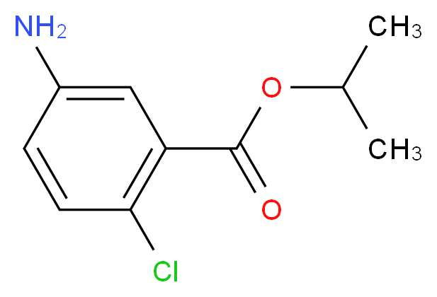 isopropyl 5-amino-2-chlorobenzoate_分子结构_CAS_86819-50-3)