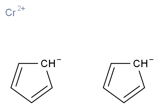 λ<sup>2</sup>-chromium(2+) ion bis(cyclopenta-2,4-dien-1-ide)_分子结构_CAS_1271-24-5