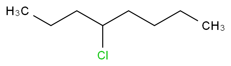4-chlorooctane_分子结构_CAS_999-07-5