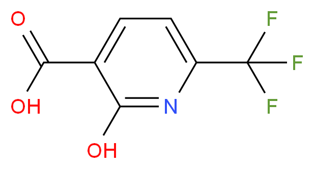 2-Hydroxy-6-(trifluoromethyl)nicotinic acid 98%_分子结构_CAS_)