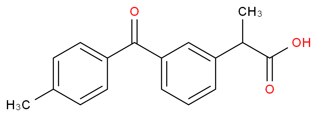 rac-4'-Methyl Ketoprofen_分子结构_CAS_107257-20-5)