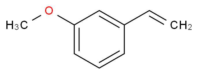 1-ethenyl-3-methoxybenzene_分子结构_CAS_626-20-0