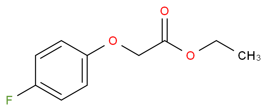 ethyl 2-(4-fluorophenoxy)acetate_分子结构_CAS_777-87-7