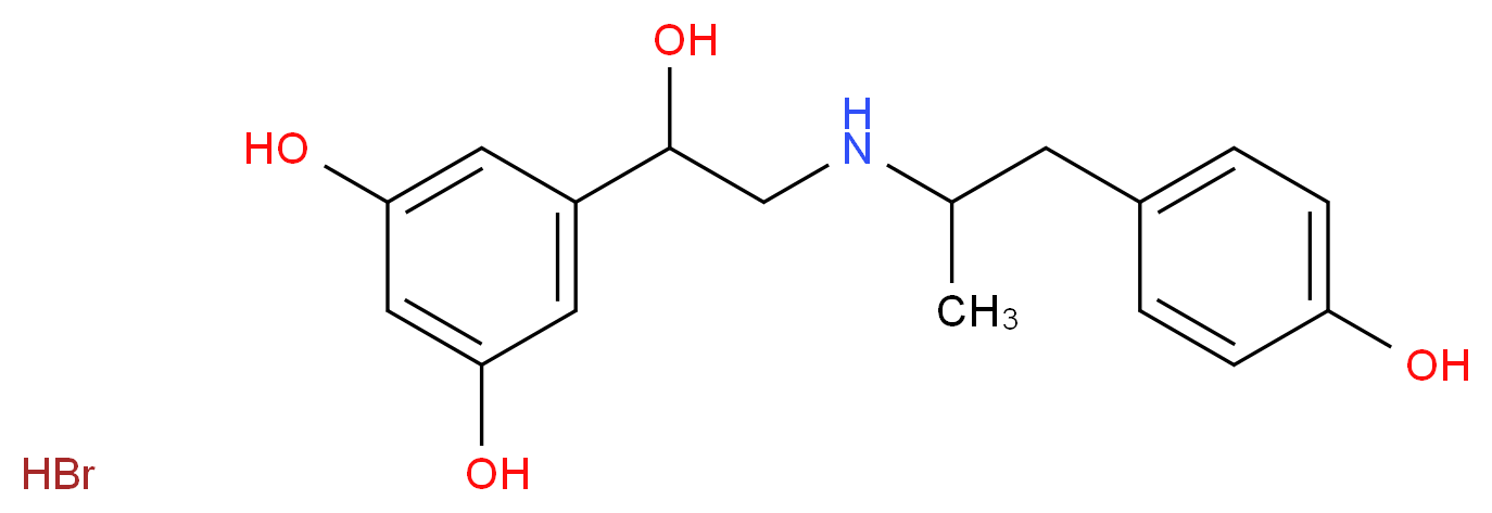 FENOTEROL HYDROBROMIDE_分子结构_CAS_13392-18-2)