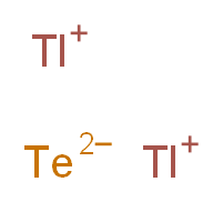 Thallium(I) telluride_分子结构_CAS_12040-13-0)