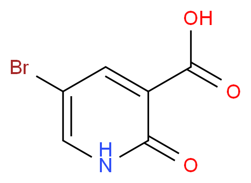 5-bromo-2-oxo-1,2-dihydropyridine-3-carboxylic acid_分子结构_CAS_104612-36-4