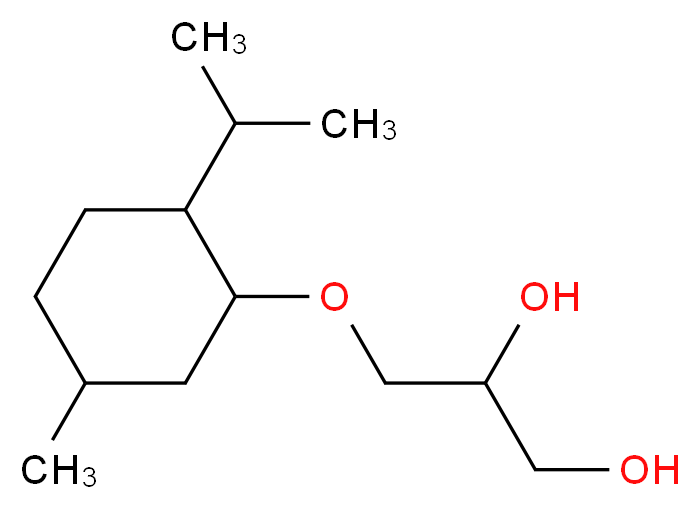 Menthoxypropanediol_分子结构_CAS_87061-04-9)