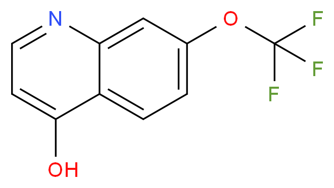 7-(Trifluoromethoxy)quinolin-4-ol_分子结构_CAS_53985-75-4)
