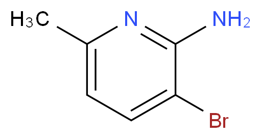 2-Amino-3-bromo-6-methylpyridine_分子结构_CAS_126325-46-0)