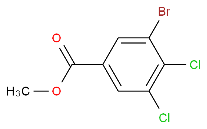 Methyl 3-bromo-4,5-dichlorobenzoate_分子结构_CAS_1160574-77-5)