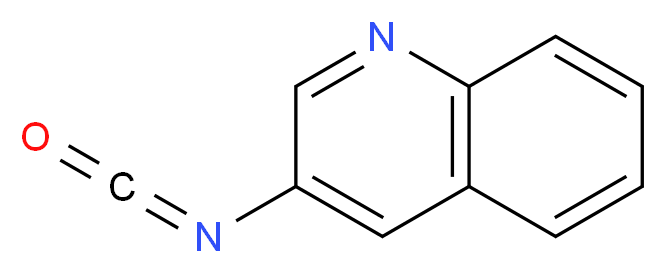 3-isocyanatoquinoline_分子结构_CAS_1250977-34-4)