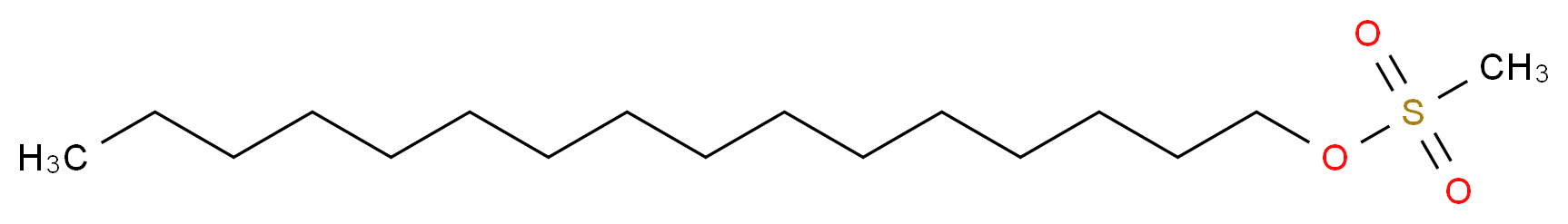 Hexadecyl methanesulfonate salt_分子结构_CAS_20779-14-0)