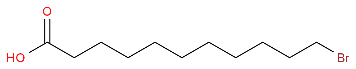 11-溴十一酸_分子结构_CAS_2834-05-1)