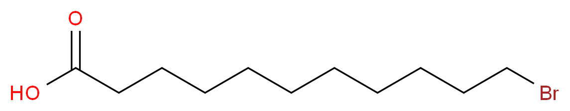 11-bromoundecanoic acid_分子结构_CAS_2834-05-1