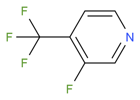 3-氟-4-(三氟甲基)吡啶_分子结构_CAS_113770-87-9)