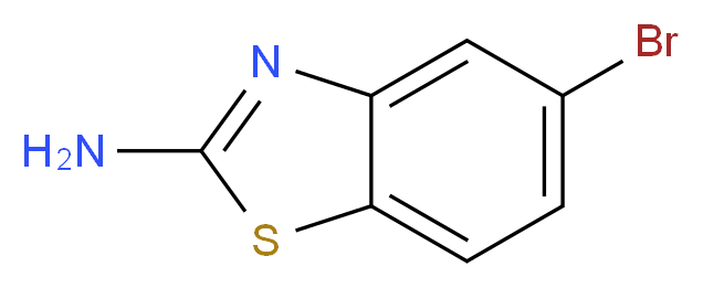 2-氨基-5-溴苯并噻唑_分子结构_CAS_20358-03-6)