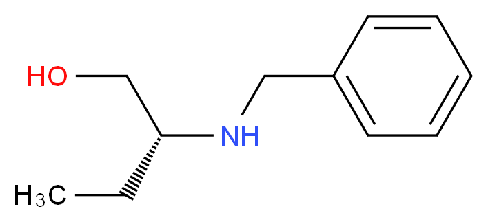 (2R)-2-(benzylamino)butan-1-ol_分子结构_CAS_6257-49-4