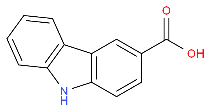 9H-carbazole-3-carboxylic acid_分子结构_CAS_51035-17-7