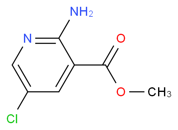 2-AMINO-5-CHLORO-NICOTINIC ACID METHYL ESTER_分子结构_CAS_50735-33-6)